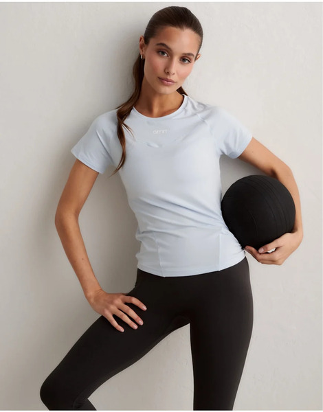  Aim'n Aura Soft Basic Short Sleeve Blue 