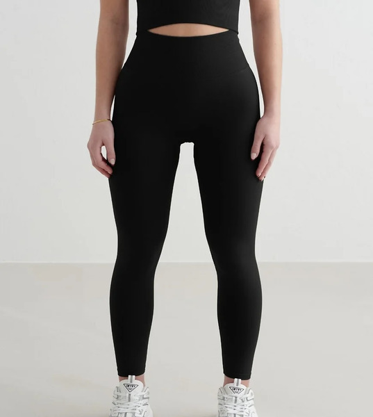  Aim'n Black Shape Seamless Petite Tights 