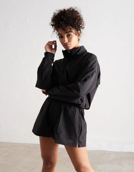  Aim'n Black Windbreaker Jacket 
