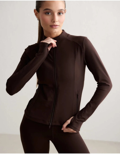  Aim'n Chocolate Sense Zip Jacket Brown 