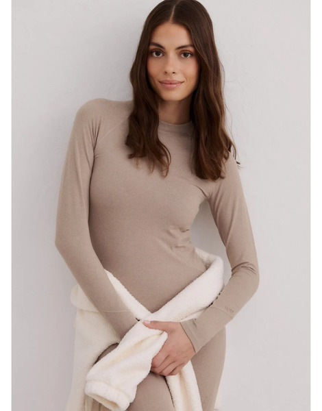  Aim'n Espresso Baselayer Long Sleeve Brown 