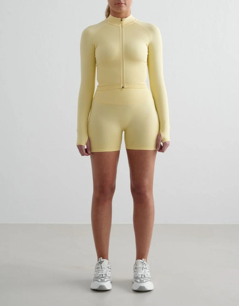  Aim'n Mellow Shape Seamless Hotpants In Light Yellow 