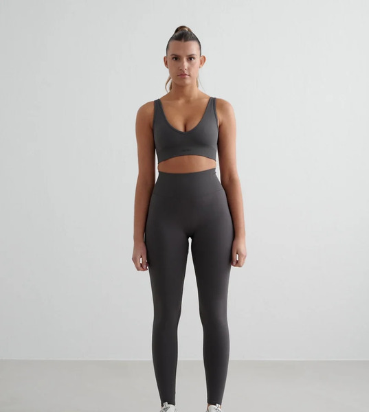  Aim'n Shadow Grey Shape Seamless Petite Tights 