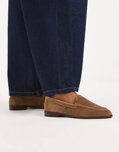  Aldo Ambar Loafer In Light Brown Suede 