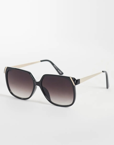  Aldo Iviy Oversized Square Sunglasses In Black 