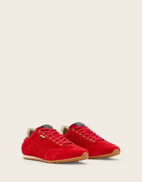  Allsaints Liam Sneaker In Red 