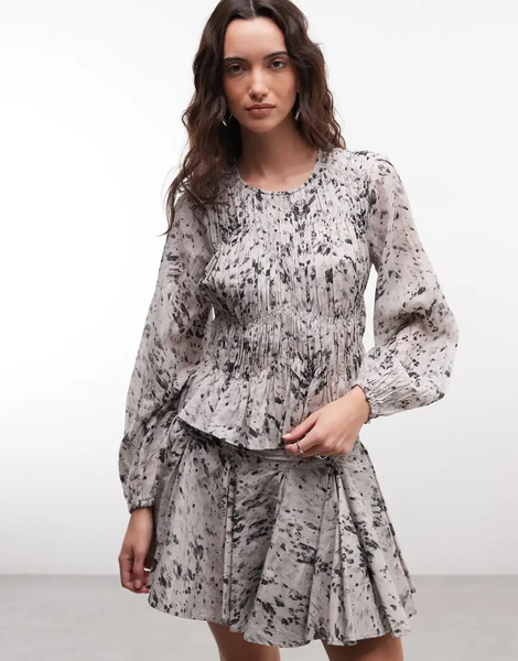  Allsaints Melani Top In Ecru   Cream White 