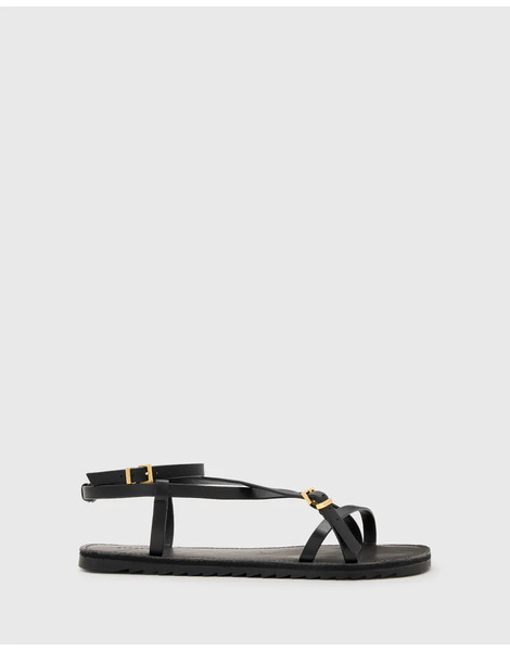  Allsaints Tyla Sandals In Black 