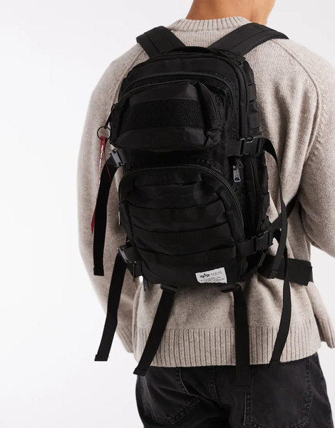  Alpha Industries Backpack In Black 