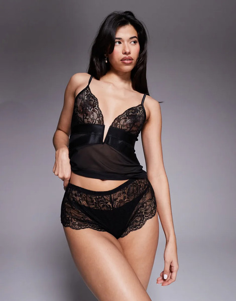  Ann Summers Gracious Cami Set In Black 