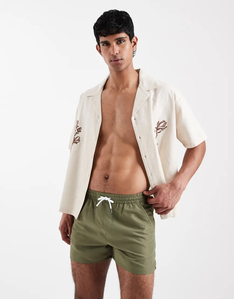  Aray Swimshort In Khaki Green 