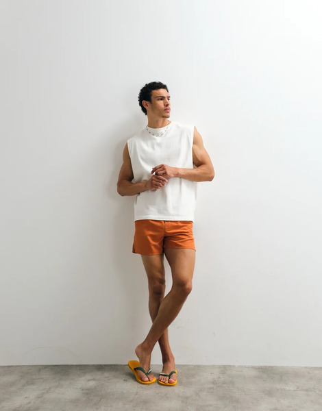  Aray Swimshort In Rust Orange 