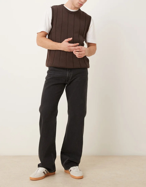  Arket Canyon Bootcut Jeans In Black 