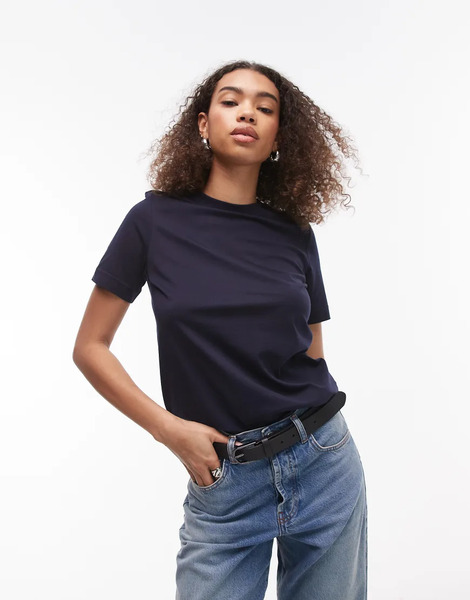  Arket T Shirt In Navy Blue 