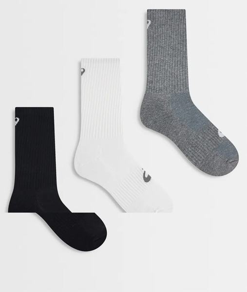  Asics 3 Pack Crew Sock In Multi 
