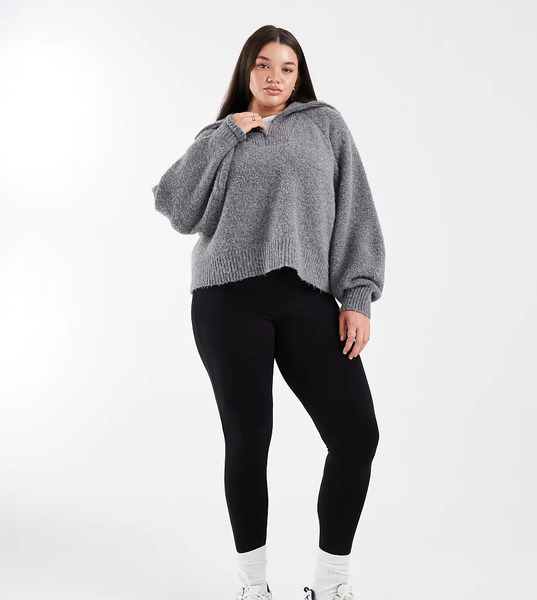  Asos Design Curve Leggings In Black 