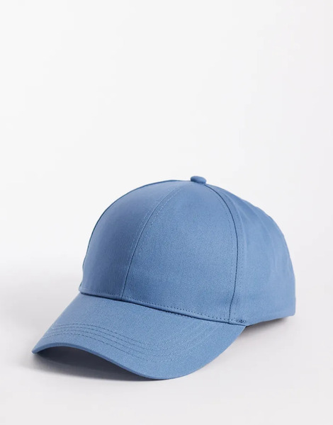  Asos Design Baseball Cap In Blue 