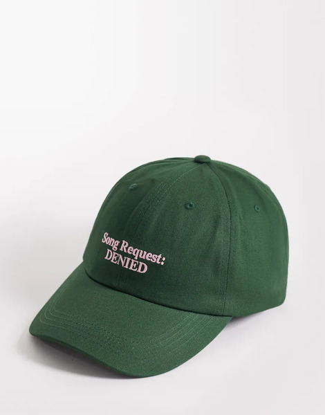  Asos Design Cap In Green 