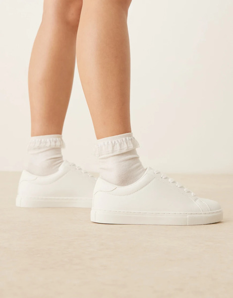  Asos Design Drama Trainers In White 