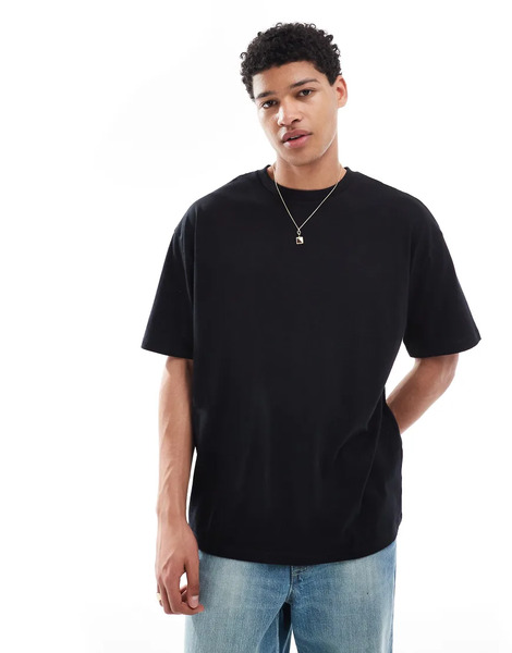  Asos Design Essentials Oversized T Shirt In Black 