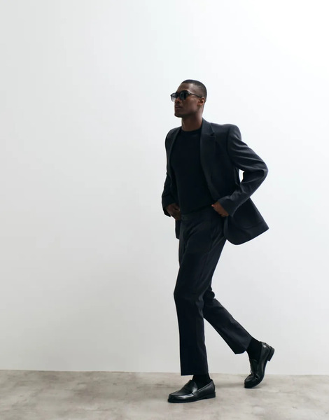  Asos Design Flexmax Slim Suit Jacket In Black 
