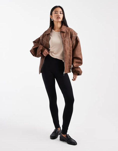  Asos Design Leggings In Black 