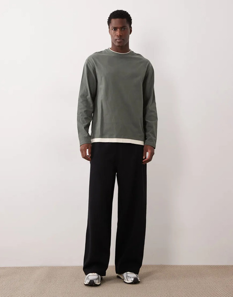  Asos Design Loose Jogger In Black 