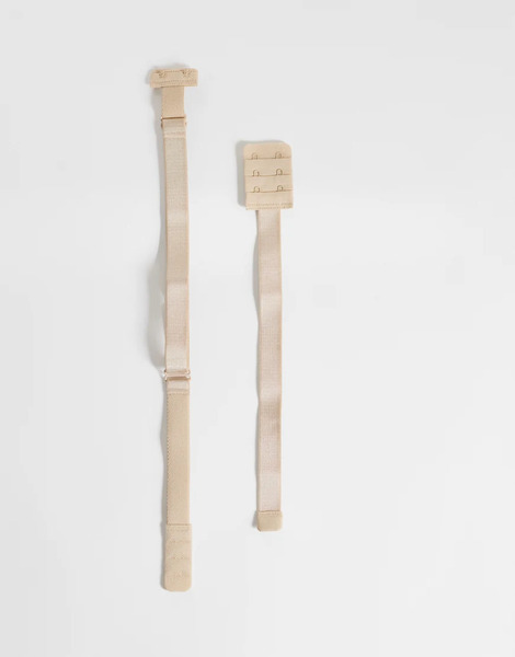  Asos Design Low Back Bra Converter In Beige Neutral 