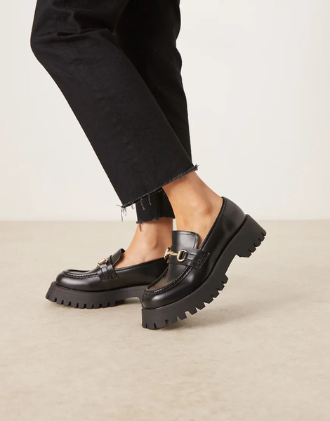  Asos Design Masterpiece Chunky Loafer In Black 