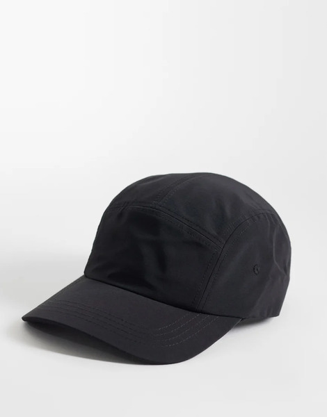  Asos Design Nylon Tech Cap In Black 
