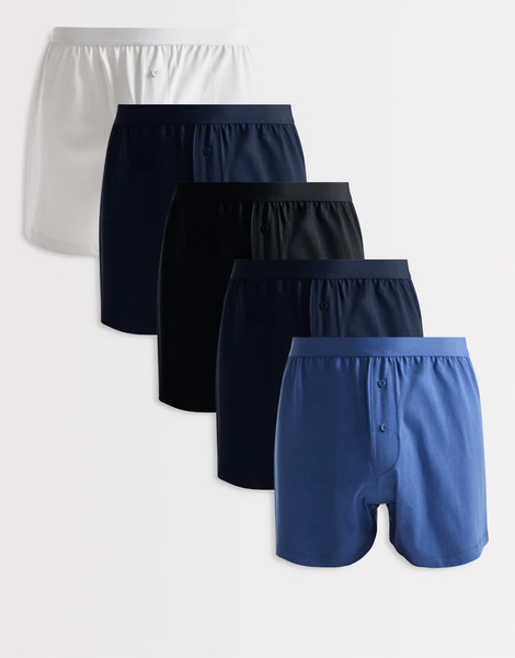 Asos Design 5 Pack Boxer In Multi 