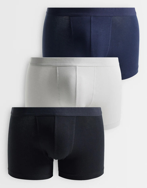  Asos Design 3 Pack Boxers In Multi 