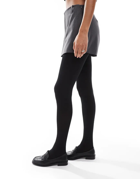  Asos Design 2 Pack 120 Denier Tights In Black 