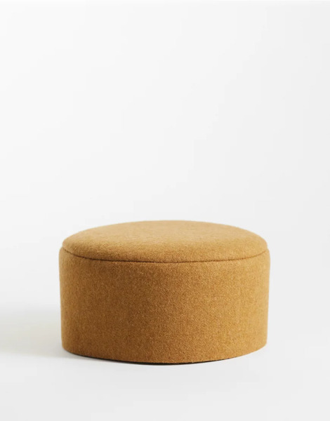  Asos Design Pillbox Hat In Camel Brown 