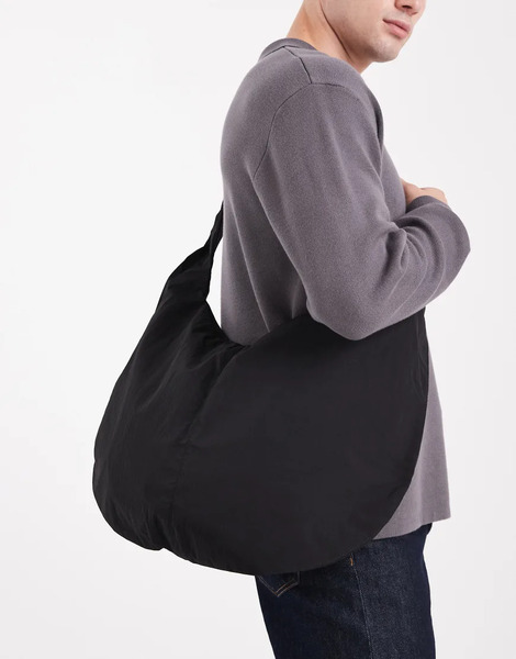  Asos Design Sling Bag In Black 