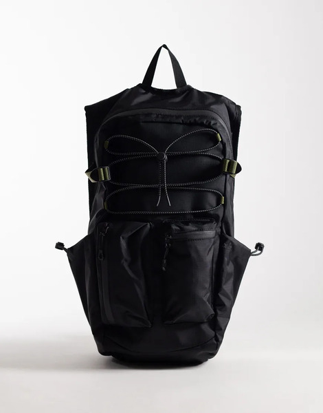  Asos Design Techy Backpack In Black 