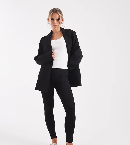  Asos Design Petite Leggings In Black 