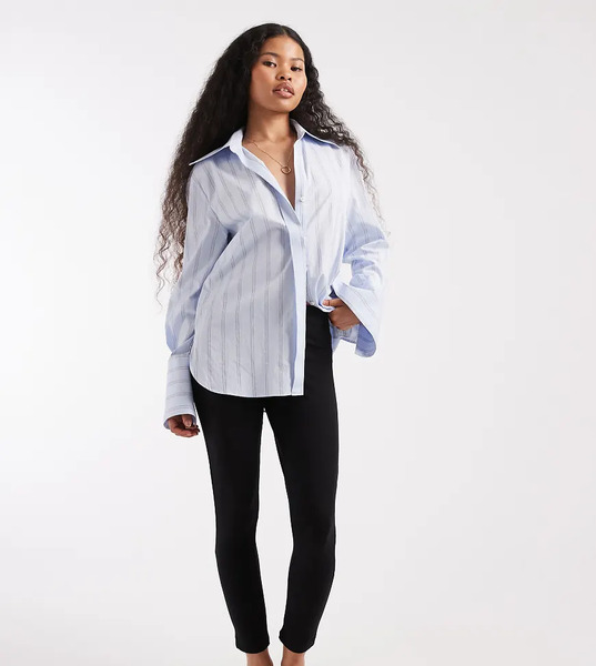  Asos Design Petite 2 Pack Leggings In Black 