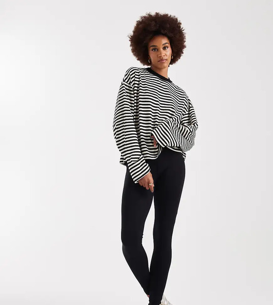  Asos Design Tall 2 Pack Leggings In Black 