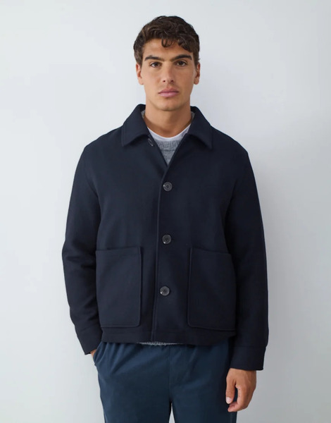  Balmohk Jacket In Navy Blue 