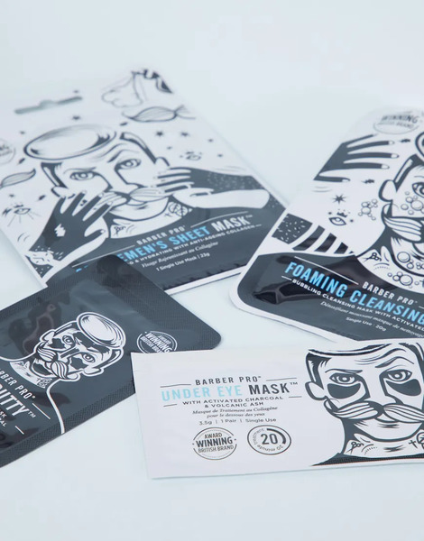  Barber Pro Skin Revival Mask Set No Colour 