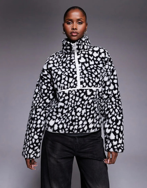  Barbour International Jada Fleece In Multi 