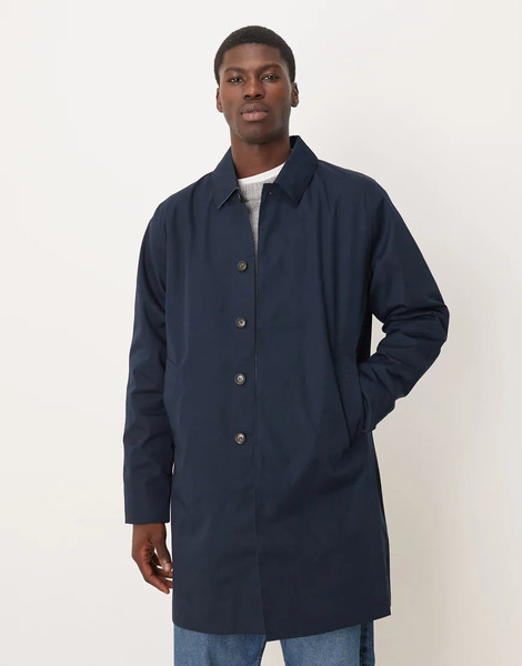  Barbour Lorden Waterproof Mac In Navy   Navy 