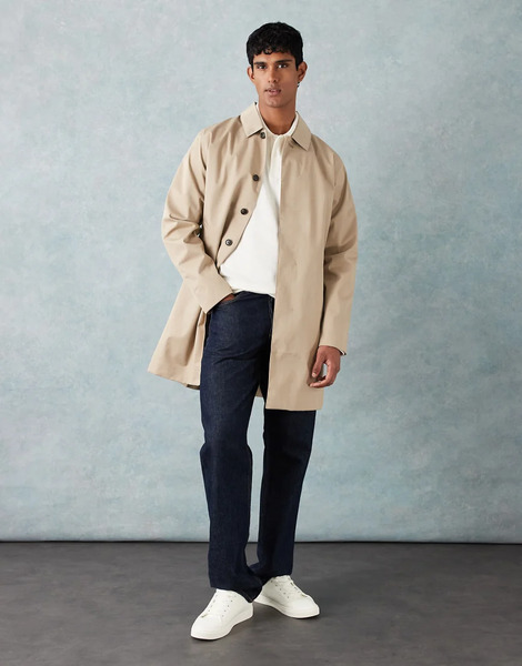  Barbour Lorden Waterproof Mac In Washed Stone   Stone Neutral 