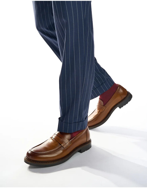  Base London Ivey Loafer In Tan Brown 