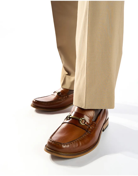  Base London Madison Loafer In Brown 