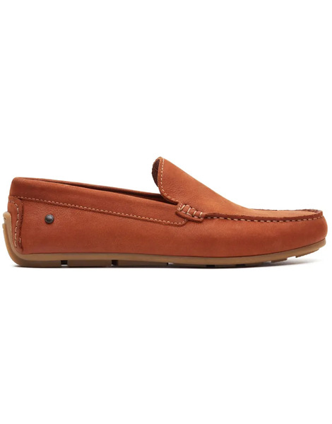  Base London Moss Driver Mocc In Tan Brown 