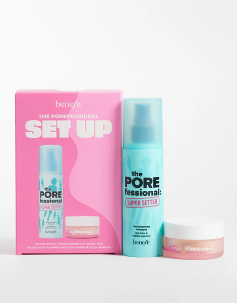  Benefit The Porefessional Set Up Setting Spray And Powder Duo   38% Saving No Colour 