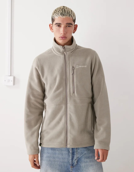  Berghaus Men's Activity Interactive Polartec Fleece In Brown 