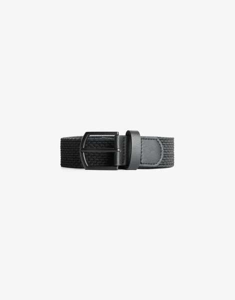  Bershka Braided Belt In Black 